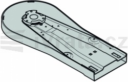 Řetězová skříň 1: 4,3 pro kování H4, HU4 (LH – RM > 1560 mm, LZ ≤ 3500), V6, VU6 (RM > 2500 mm, LZ ≤ 3500 mm)