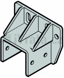 Konzola držáku hřídele, kování brány VU, HU, profil 120x60x2 / 120x60x3 / 140x60x4